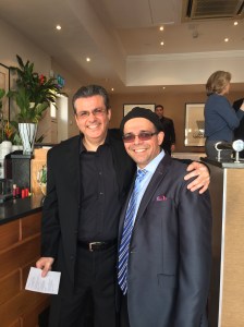 Palmyra Relief Founder Mohammed Antabli, and performer Nanny Assis